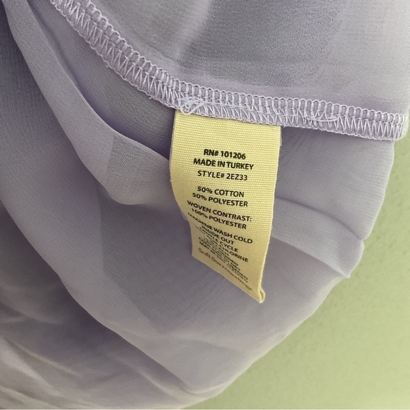 Soft surroundings sandpiper heirloom lilac color new size Small T83 - Picture 6 of 9